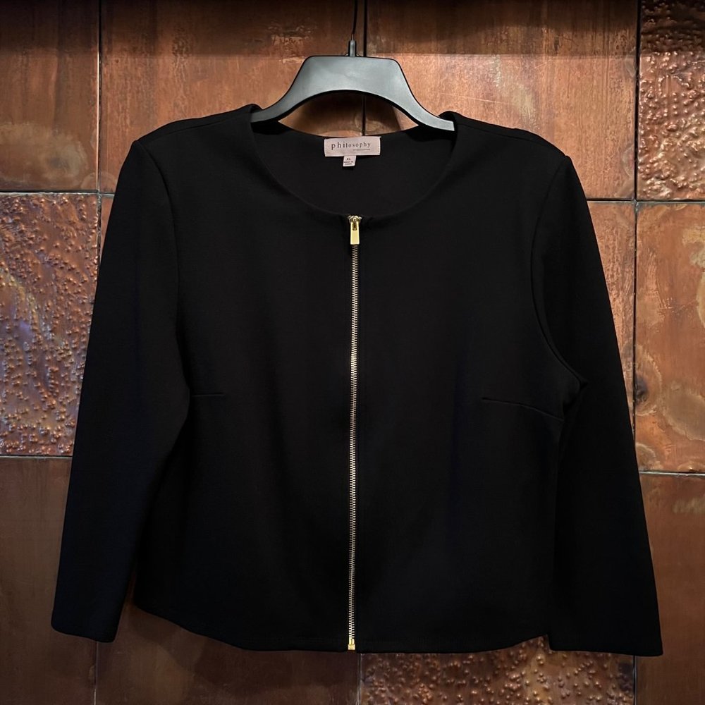 Philosophy Republic Clothing * Cropped Jacket * Black * XL